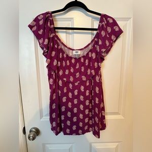 Off the shoulder top